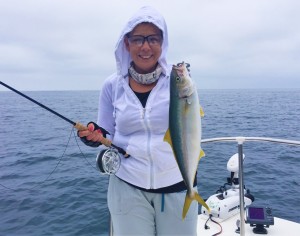 Her first yellow tail!!